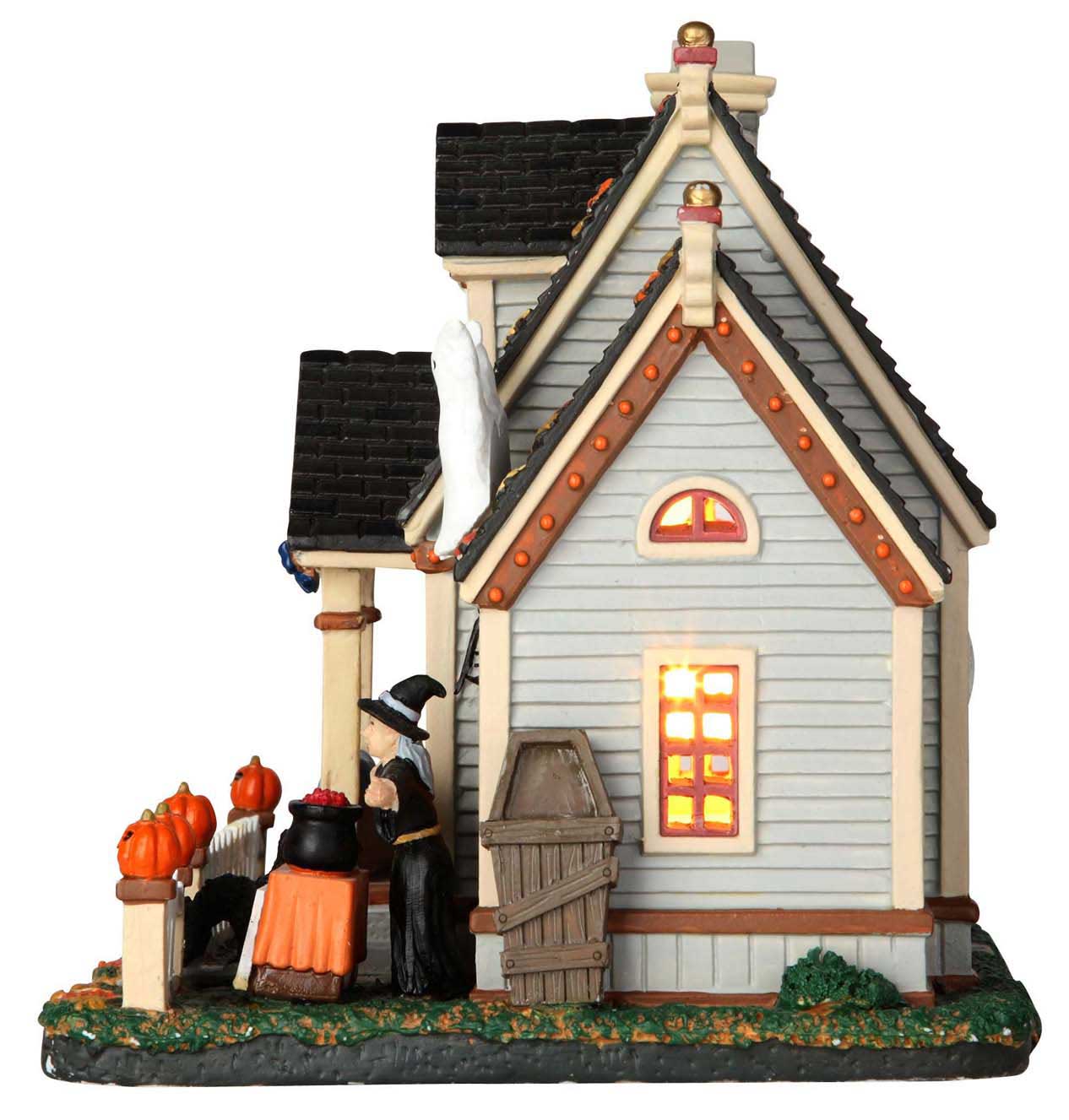 lemax-spooky-town-trick-or-treat-house-maison-hant-e-illumin-e image 3