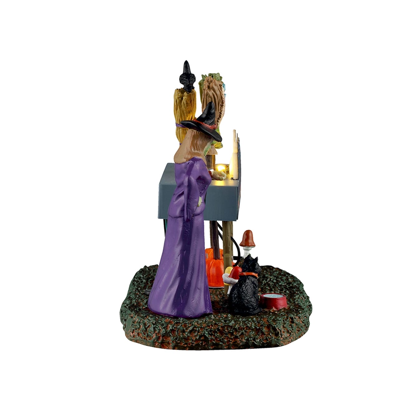 lemax-broom-charging-station-miniature-village-halloween-spooky-town image 3
