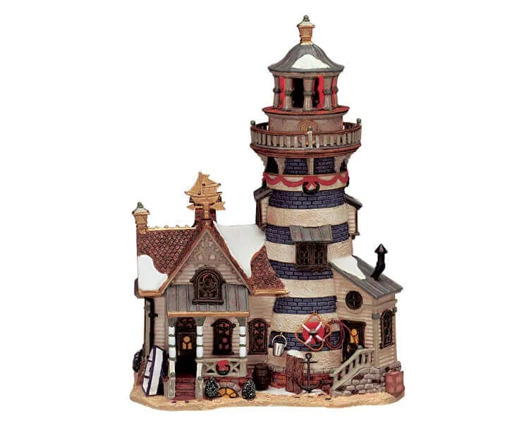 lemax-breezy-point-lighthouse-phare-miniature-de-village image 1