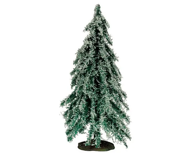 lemax-glittering-fir-green-large-grand-sapin-vert-paillet-village image 1
