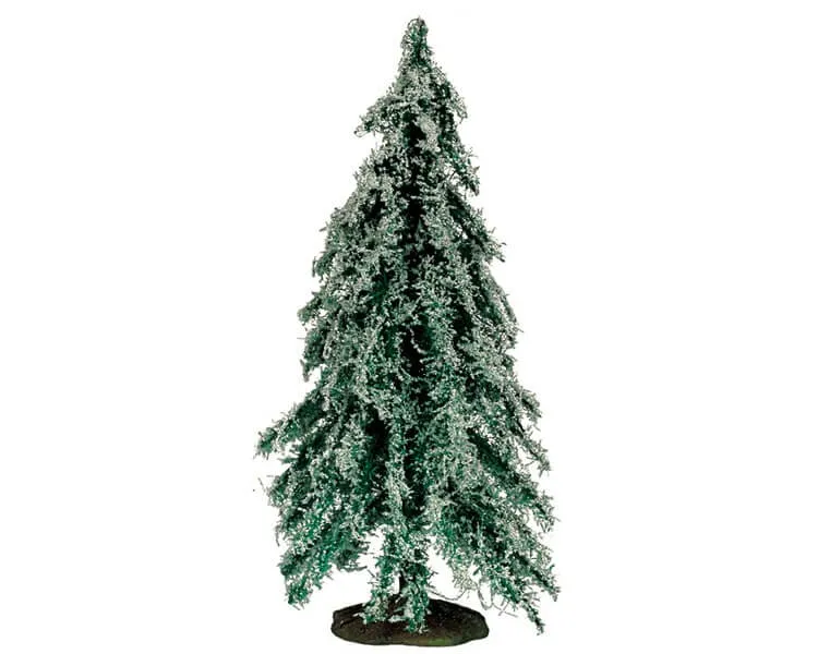 lemax-glittering-fir-green-large-grand-sapin-vert-paillet-village image 1