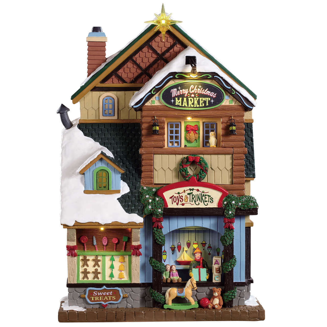 lemax-merry-christmas-market-march-de-no-l-lumineux-miniature image 2