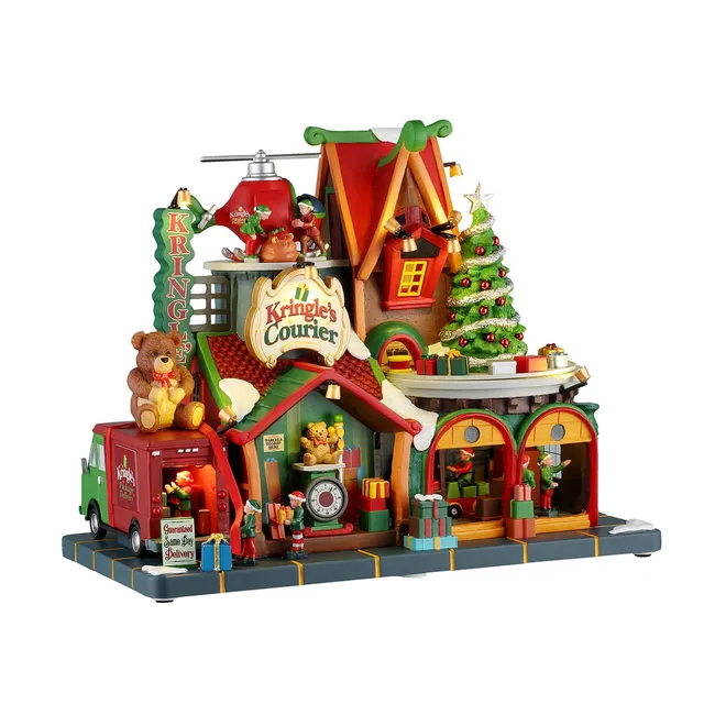 lemax-kringle-s-courier-b-timent-lumineux-santa-s-wonderland image 1