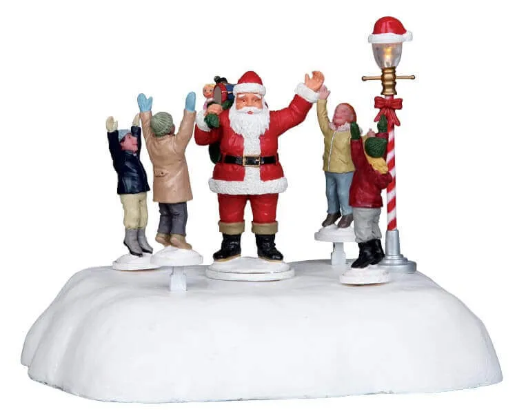 lemax-hooray-for-santa-figurine-miniature-village-de-no-l image 1