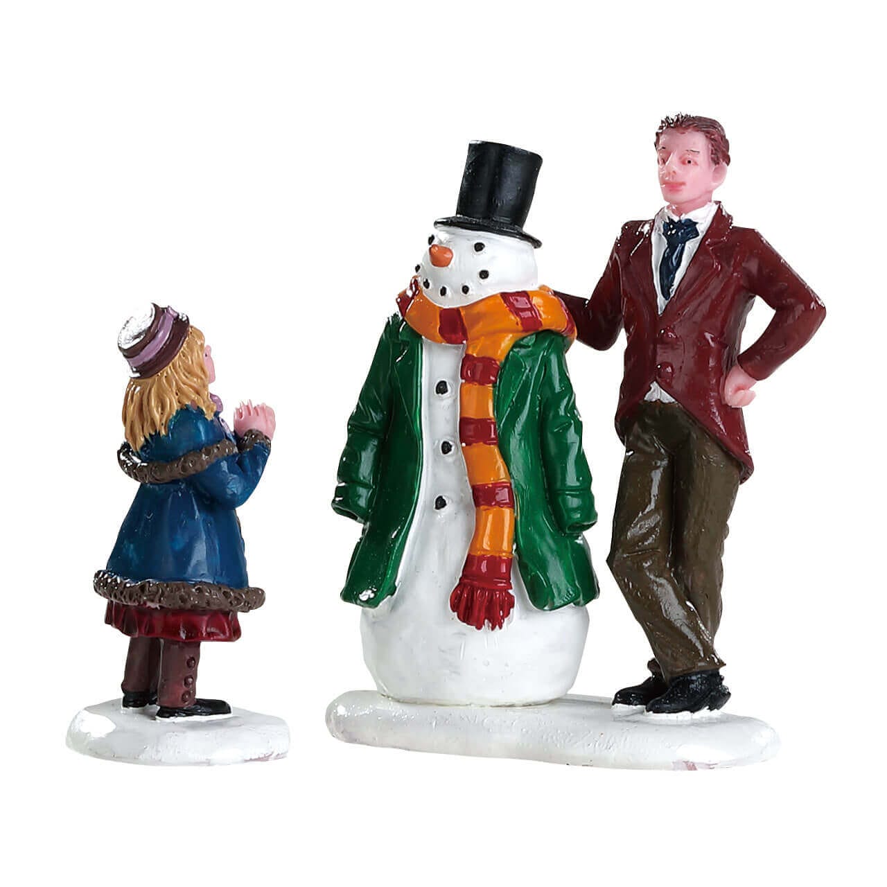 lemax-dads-snowman-figurine-miniature-caddington image 2