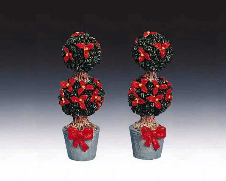lemax-round-shaped-topiaries-buis-ronds-miniatures image 1