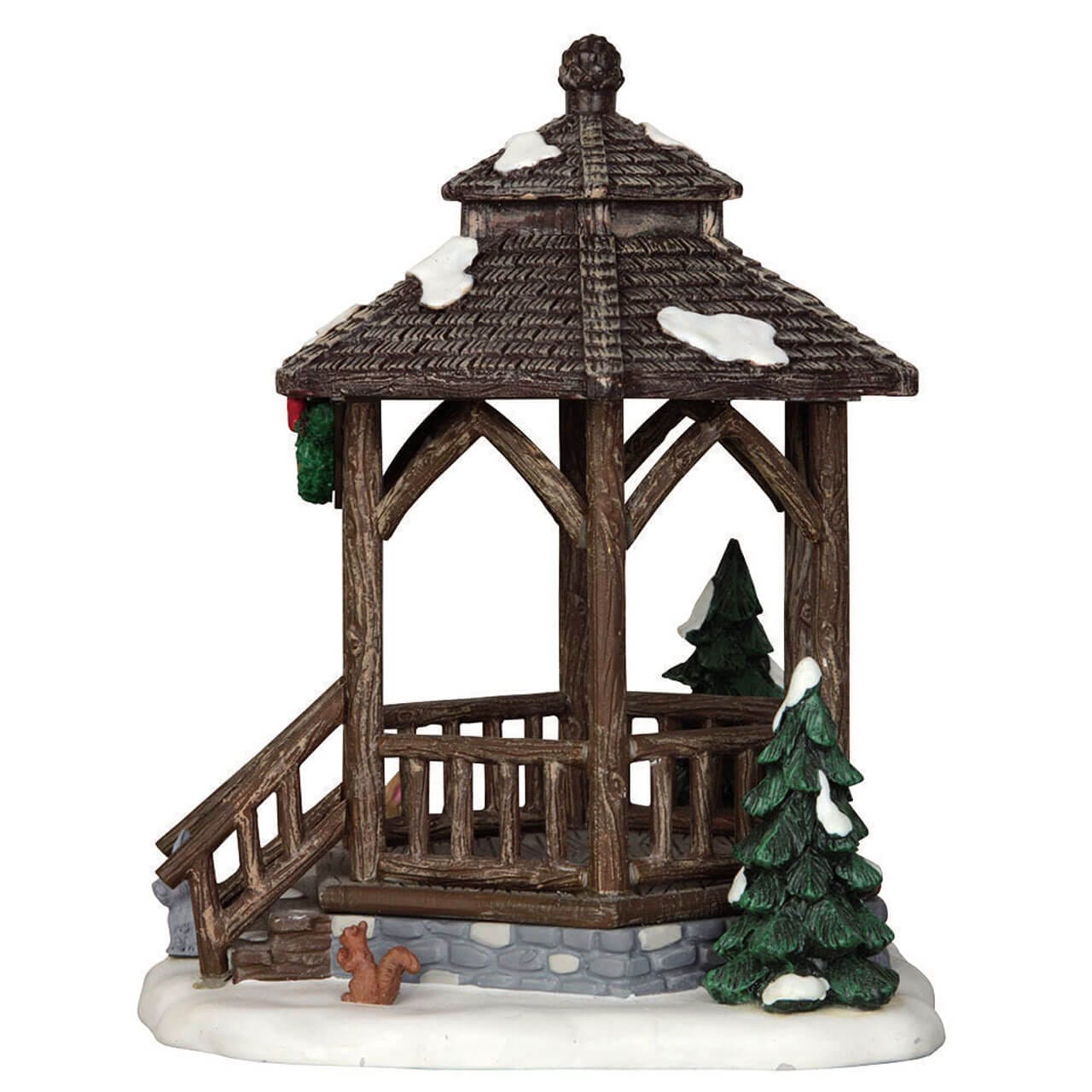 lemax-winter-gazebo-kiosque-vail-village image 2