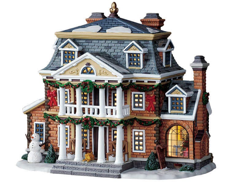 lemax-conover-estate-maison-miniature-manoir-de-collection image 1
