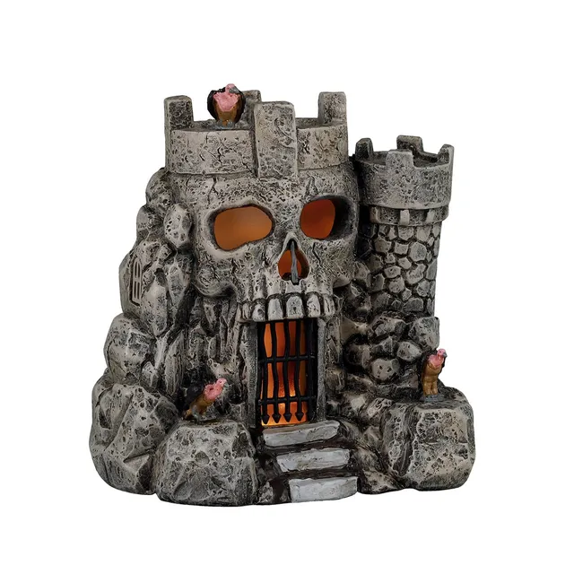 lemax-skull-castle-ch-teau-du-cr-ne-lumineux-spooky-town image 1