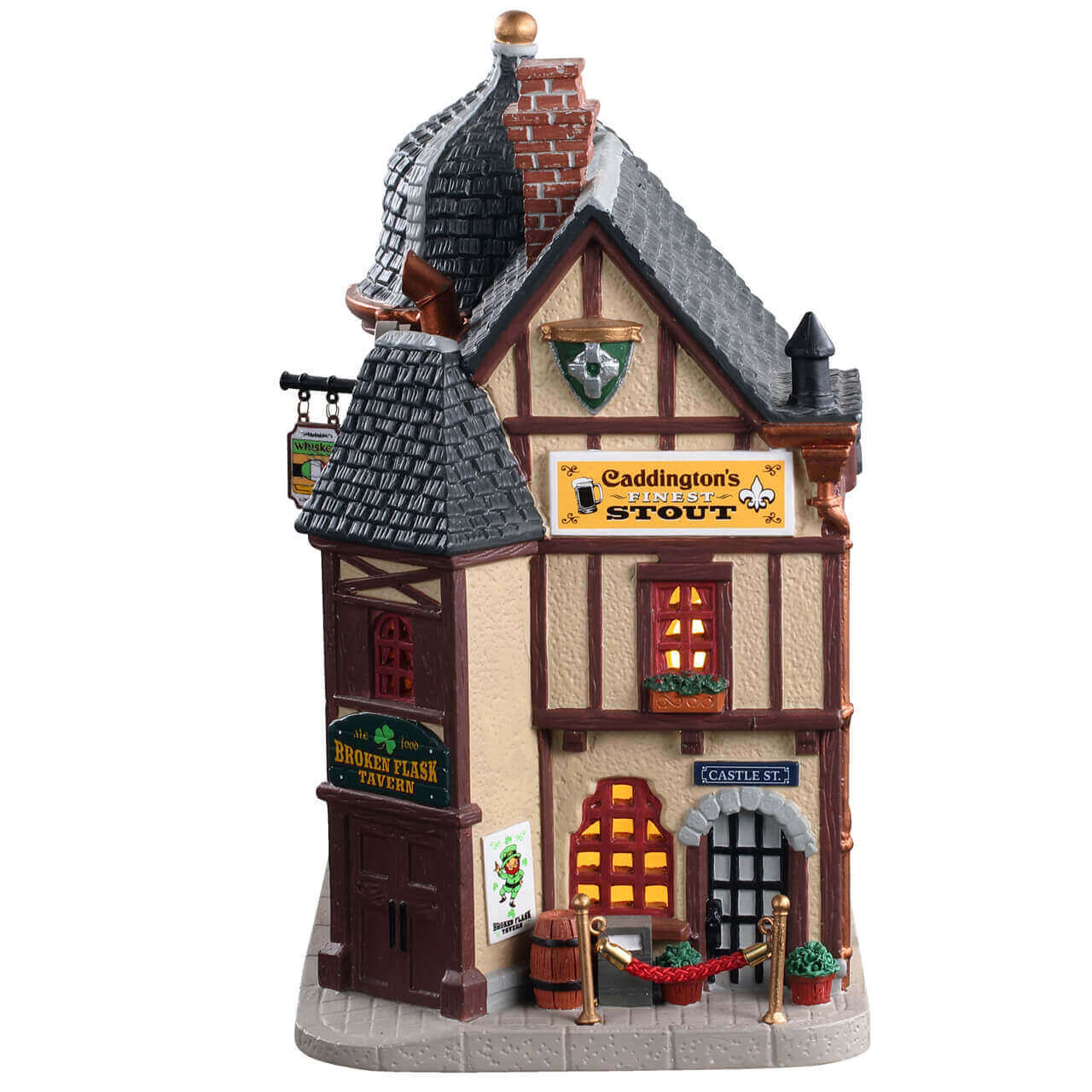 lemax-broken-flask-tavern-maison-miniature-irlandaise-caddington-village image 3