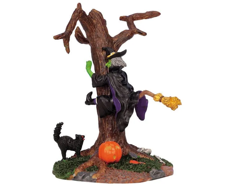 lemax-clumsy-witch-figurine-miniature-spooky-town image 1