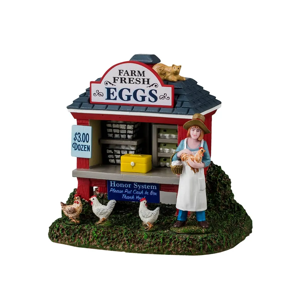 lemax-egg-cellent-egg-stand-figurine-miniature-harvest-crossing image 1