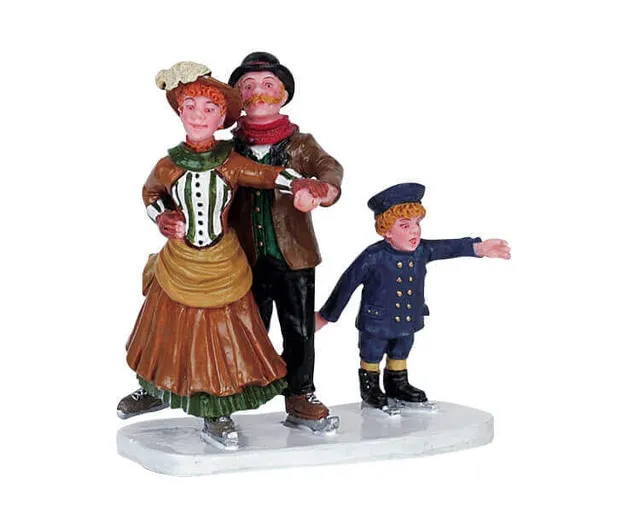 lemax-skating-follies-figurines-patineurs-miniatures image 1