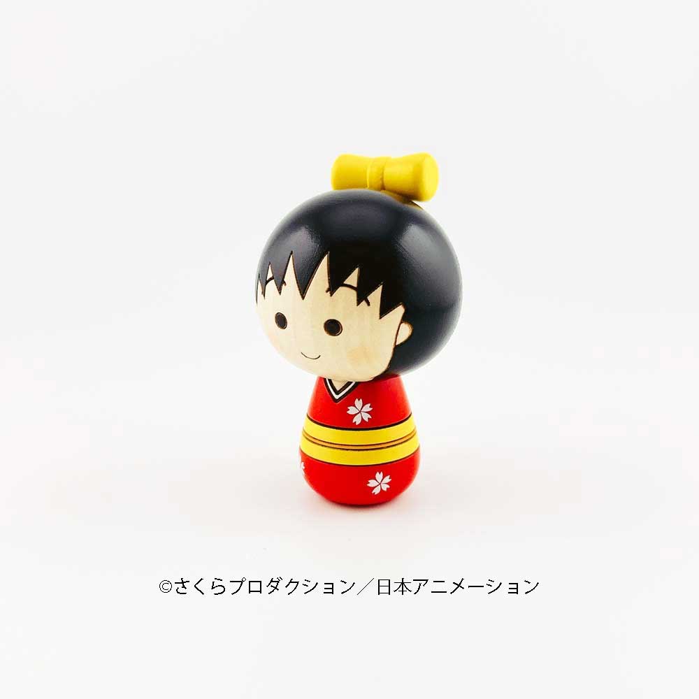 usaburo-kokeshi-chibi-maruko-chan-maruko-poup-e-kokeshi-officielle image 2