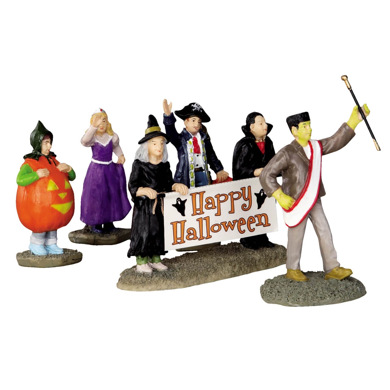 lemax-halloween-parade-banner-set-of-5-banni-res-spooky-town image 1