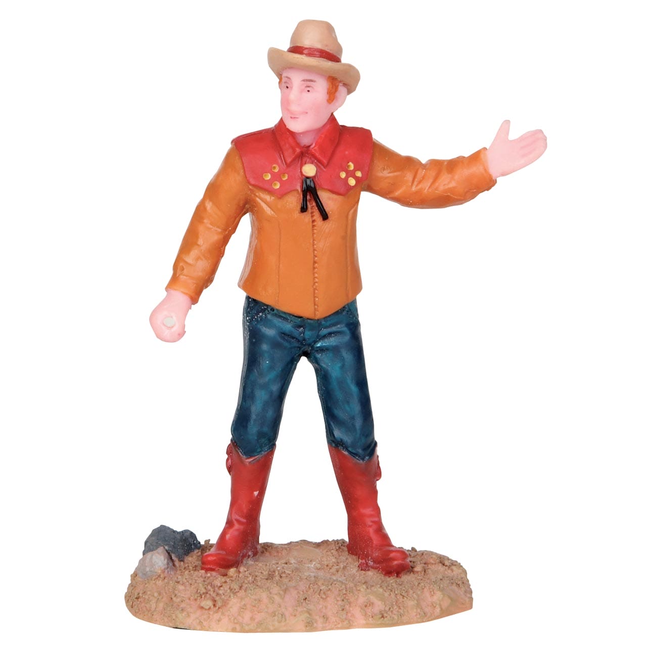 lemax-lasso-bill-figurine-cow-boy-miniature image 1