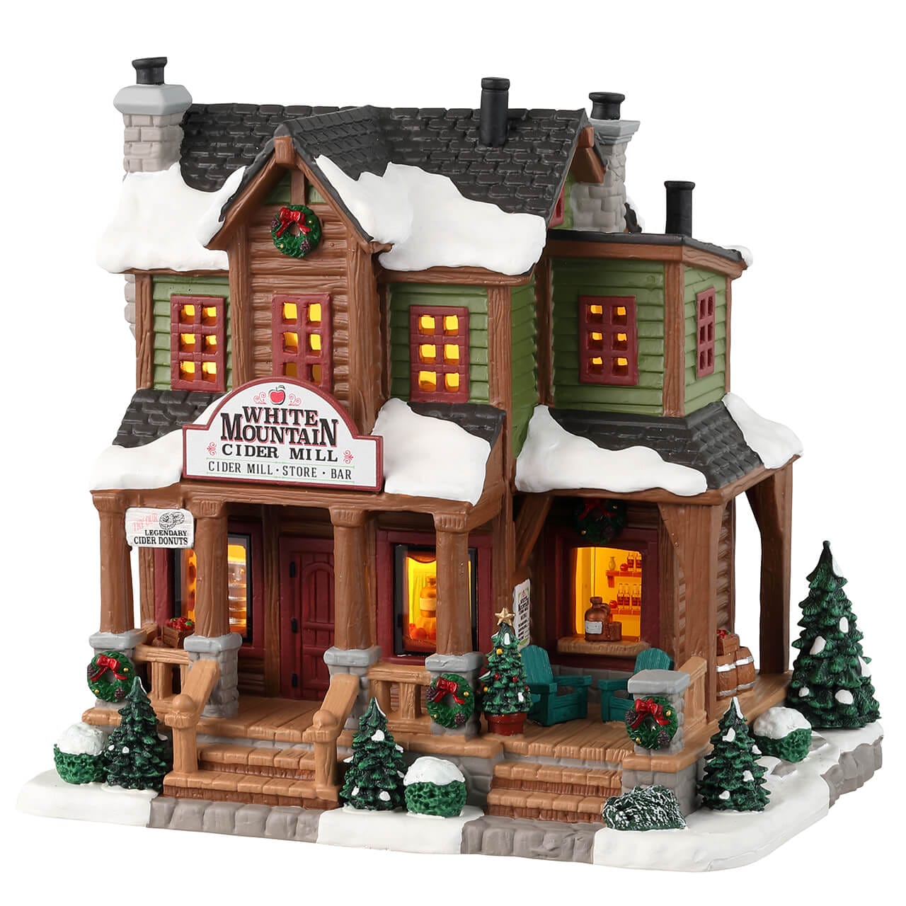 lemax-white-mountain-cider-mill-b-timent-miniature-vail-village image 1
