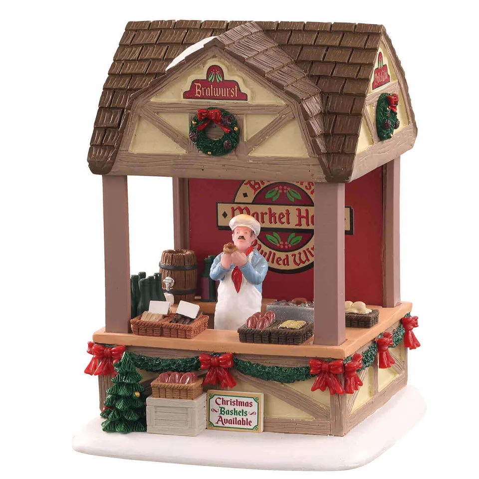lemax-christmas-market-bratwurst-stand-miniature-march-de-no-l-caddington image 1