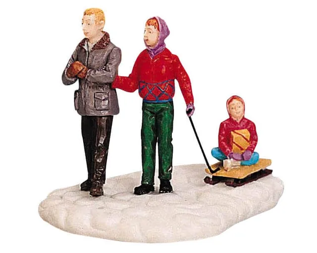 lemax-walking-in-a-winter-wonderland-figurines-village image 1