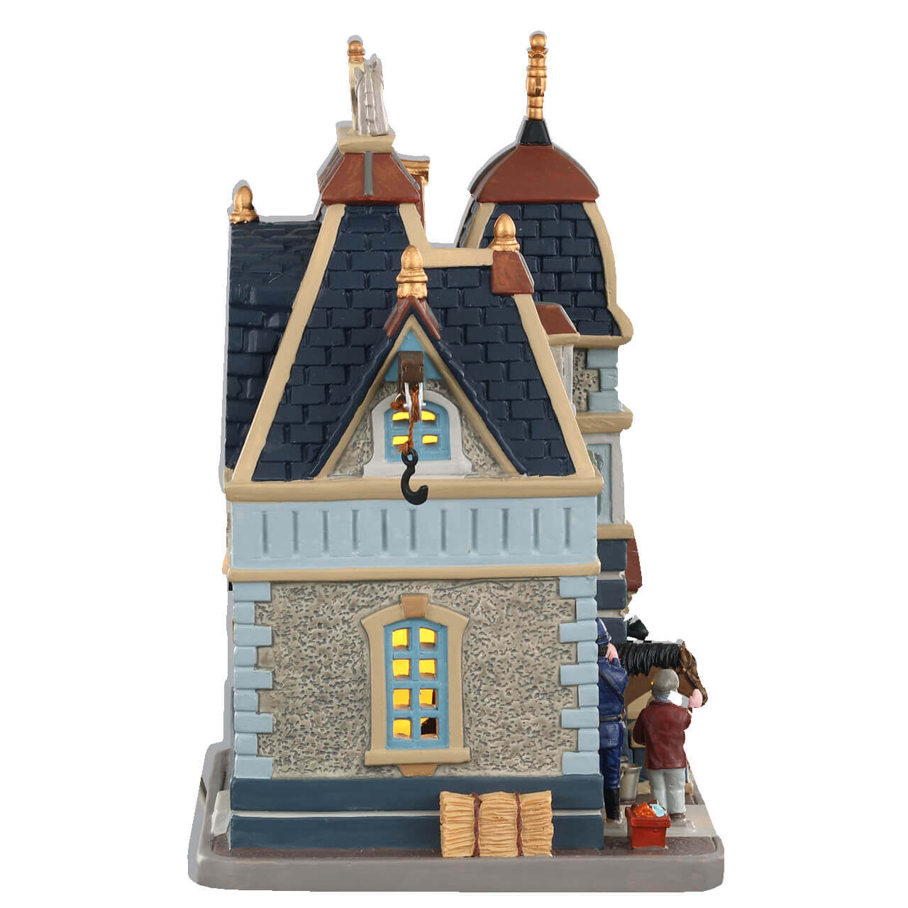 lemax-mounted-division-police-b-timent-miniature-caddington-village image 2