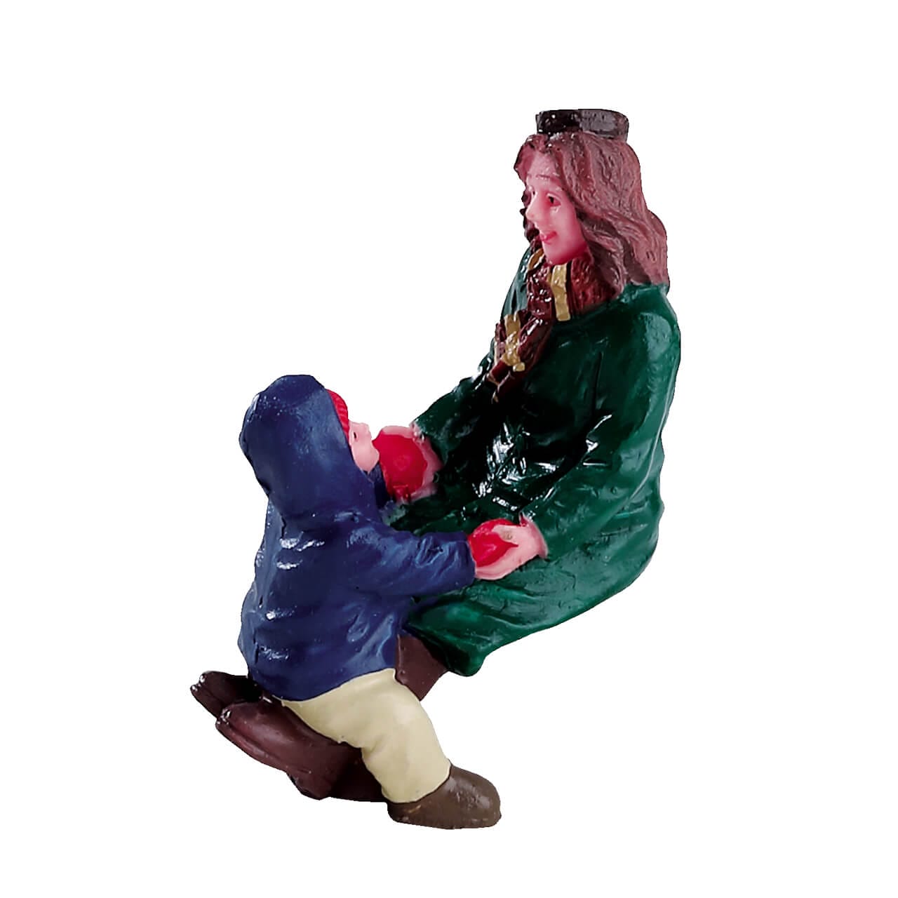 lemax-bench-figures-personnages-assis-miniatures image 1