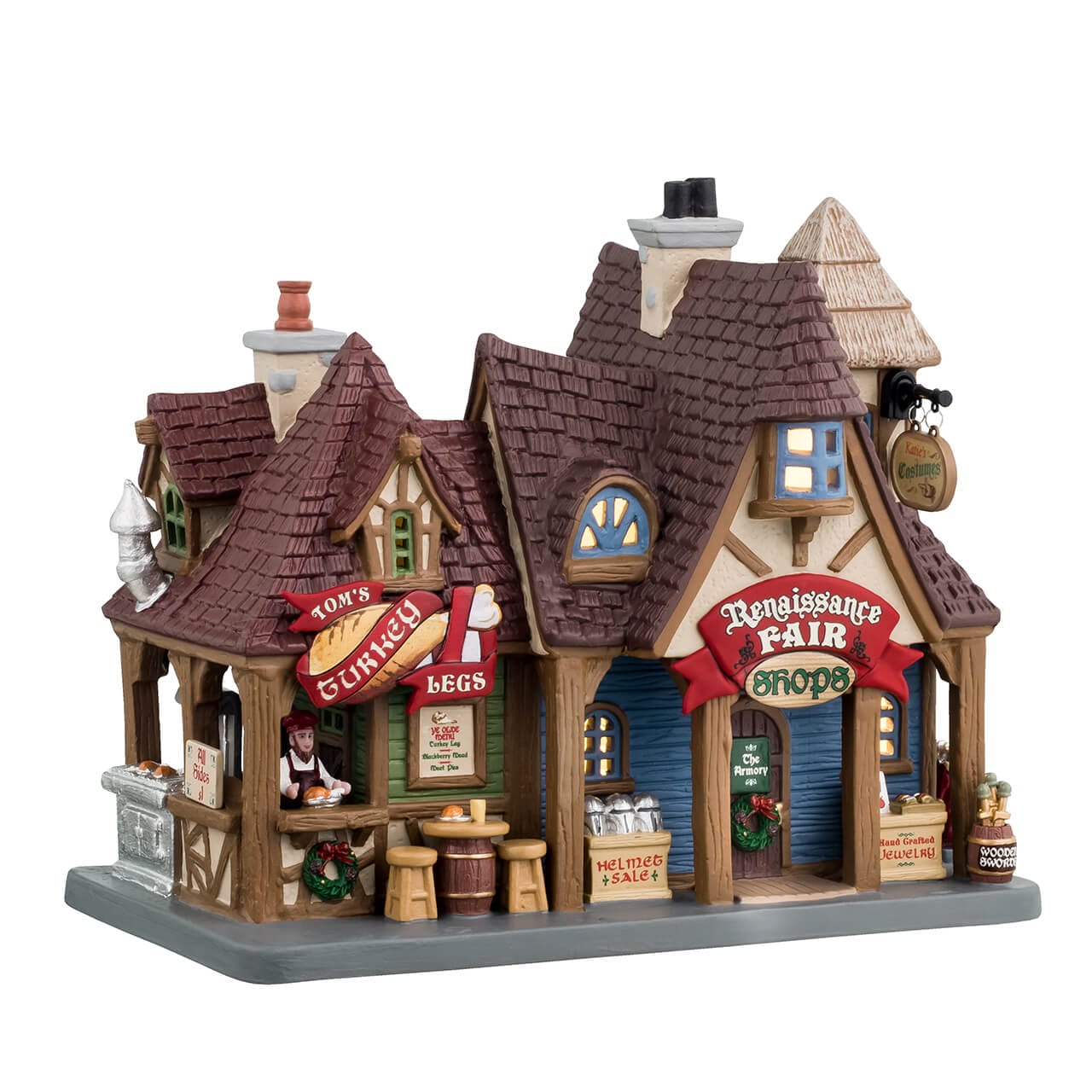 lemax-renaissance-fair-shops-b-timent-miniature-foire-m-di-vale image 1