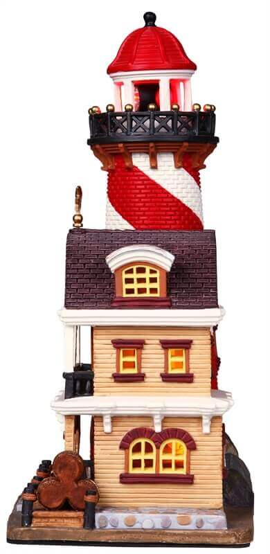 lemax-swordfish-point-lighthouse-phare-miniature-lumineux-de-collection image 2