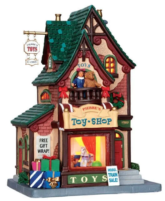 lemax-pierre-s-toy-shop-maison-miniature-village-de-no-l image 1