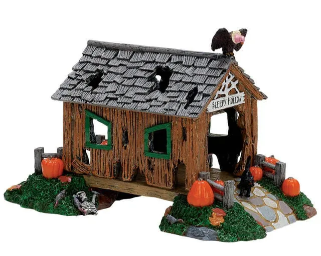 lemax-spooky-bridge-pont-miniature-spooky-town image 1