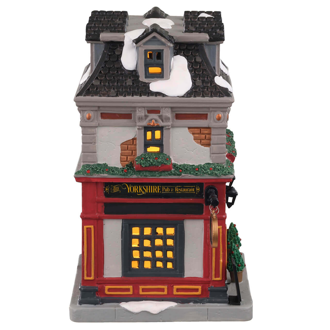 lemax-the-yorkshire-pub-restaurant-pub-miniature-lumineux image 2