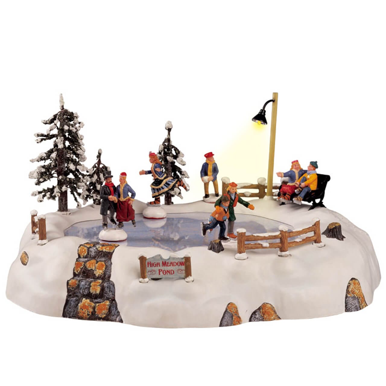 lemax-high-meadow-skating-pond-d-cor-miniature-tang-patinage image 1