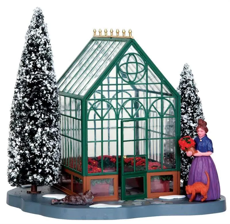lemax-victorian-greenhouse-serre-miniature-victorienne image 1