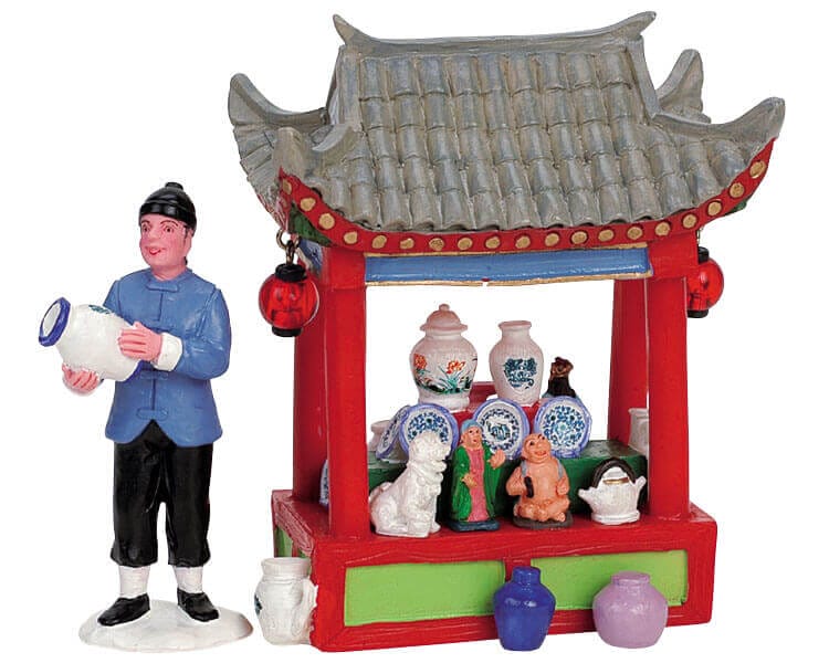 lemax-porcelain-vendor-figurine-miniature-artisanale image 1