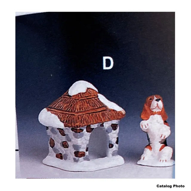 lemax-dog-house-begging-beagle-niche-et-chien-miniature image 1
