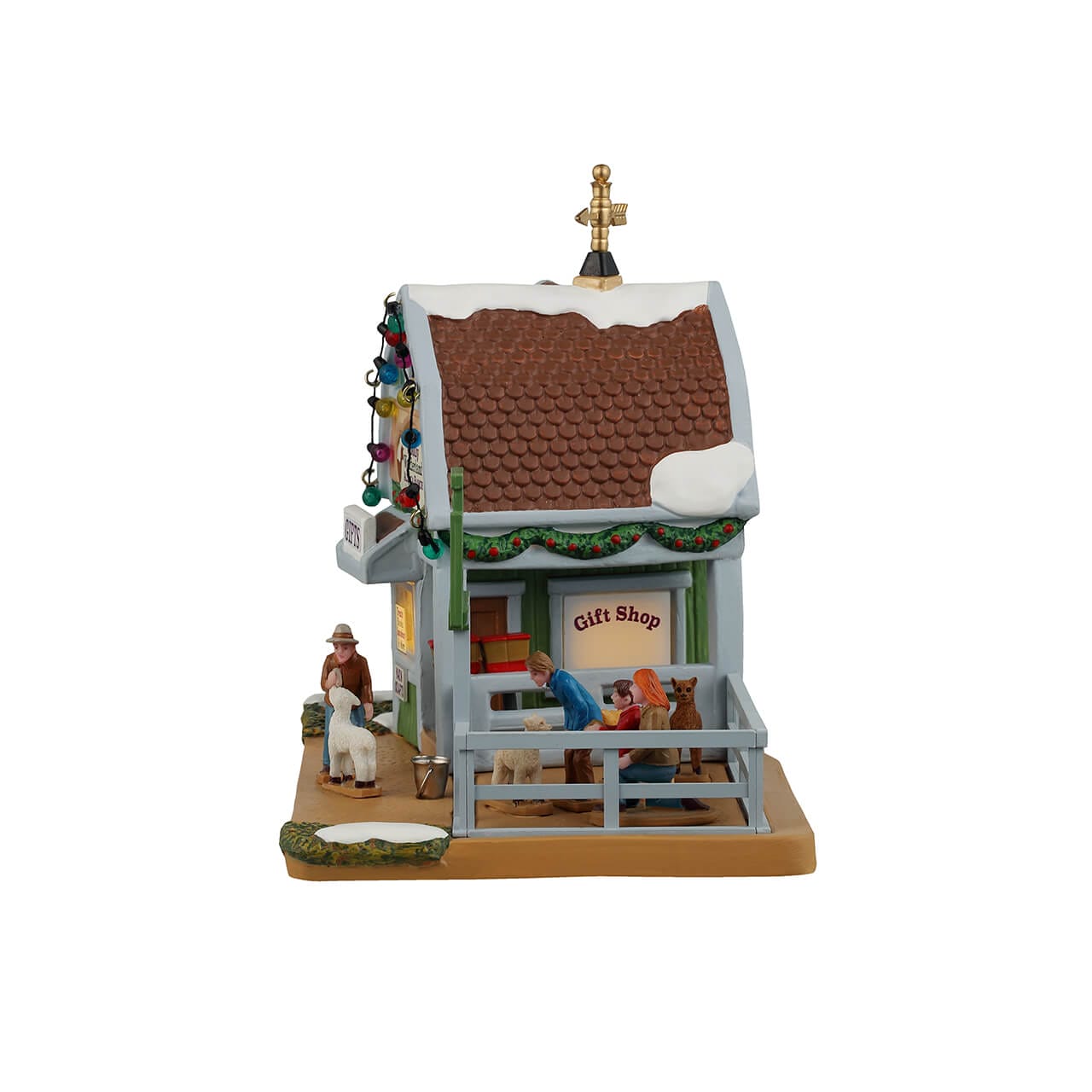 lemax-woolly-wonderland-alpaca-ranch-b-timent-miniature-harvest-crossing image 3