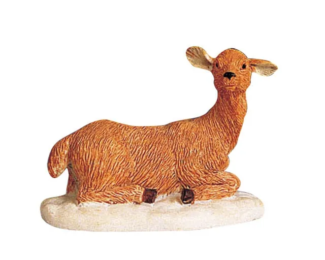 lemax-fawn-at-rest-figurine-faon-couch-miniature image 1