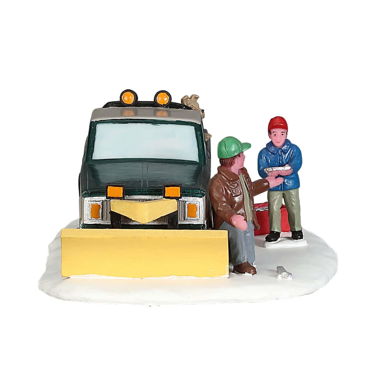 lemax-snow-plow-set-up-accessoire-miniature-de-village image 3