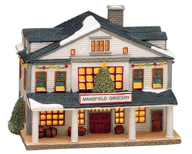 lemax-mansfield-grocery-picerie-miniature-lumineuse image 1