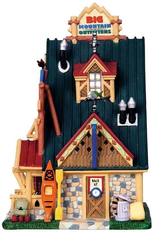 lemax-big-mountain-outfitters-maison-miniature-de-village-de-collection image 3