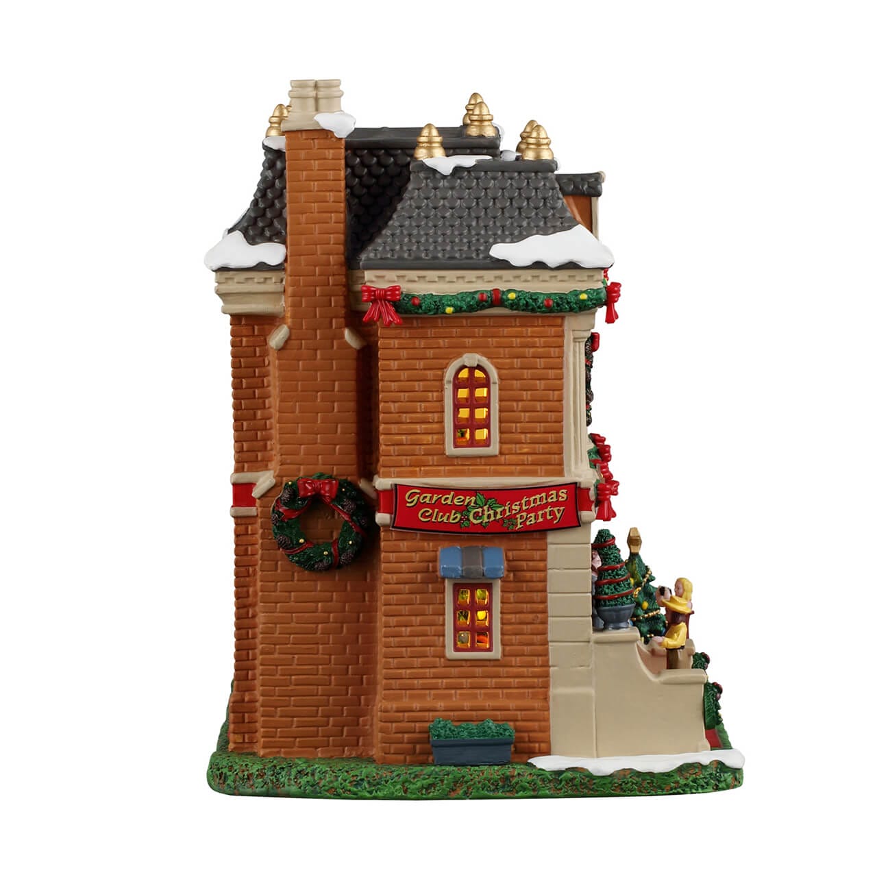 lemax-garden-club-christmas-party-b-timent-miniature-de-collection-caddington image 2
