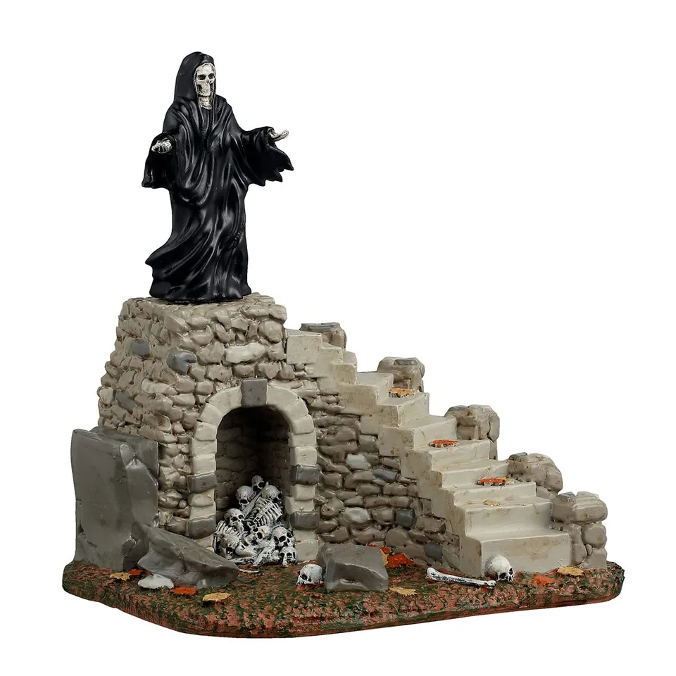 lemax-spooky-staircase-d-cor-miniature-escalier-hant-spooky-town image 1