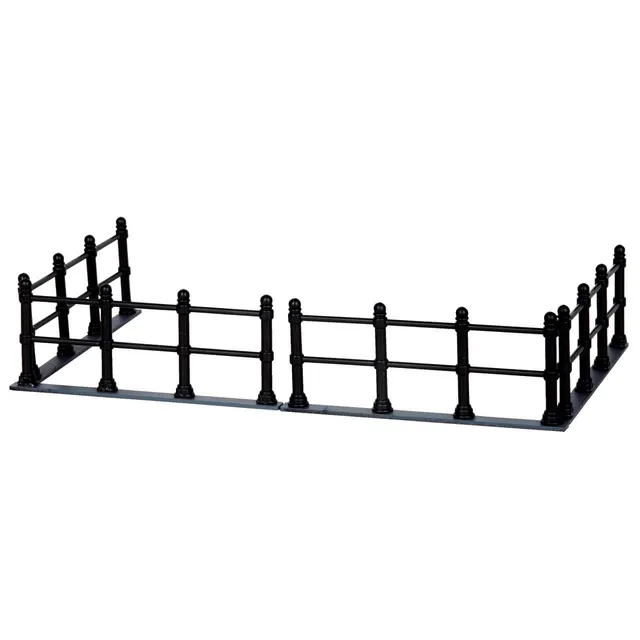 lemax-canal-fence-set-of-4-lot-4-barri-res-village-caddington image 1