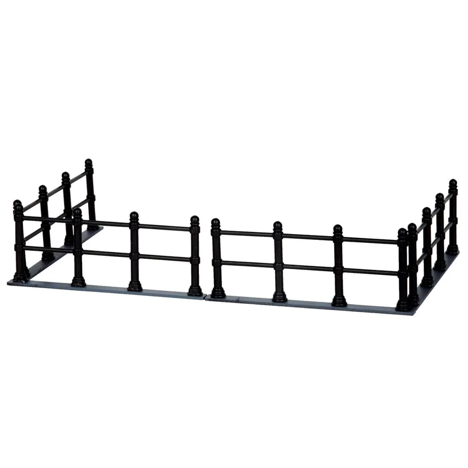 lemax-canal-fence-set-of-4-lot-4-barri-res-village-caddington image 1