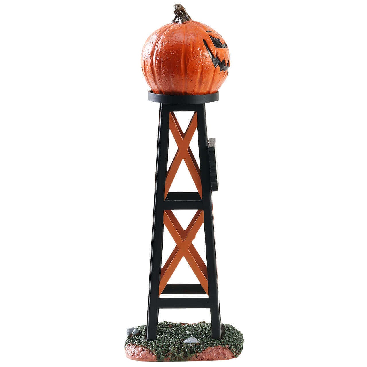 lemax-evil-pumpkin-water-tower-tour-miniature-spooky-town image 3