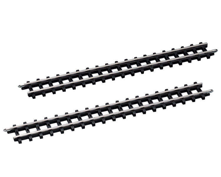 lemax-2-pc-straight-railway-tracks-rails-droits-miniatures image 1