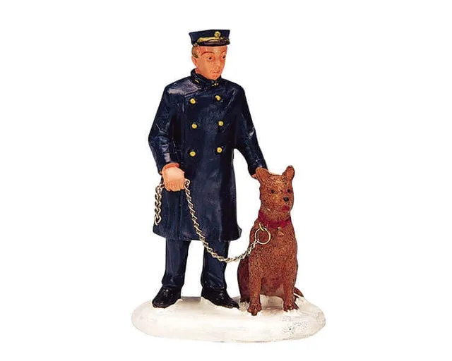 lemax-officer-and-friend-figurine-miniature-de-village image 1