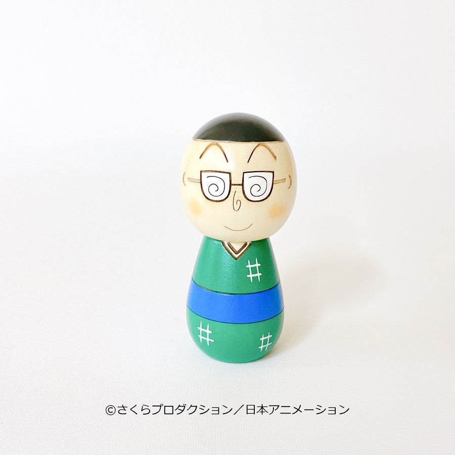usaburo-kokeshi-chibi-maruko-chan-maruo-figurine-artisanale image 1