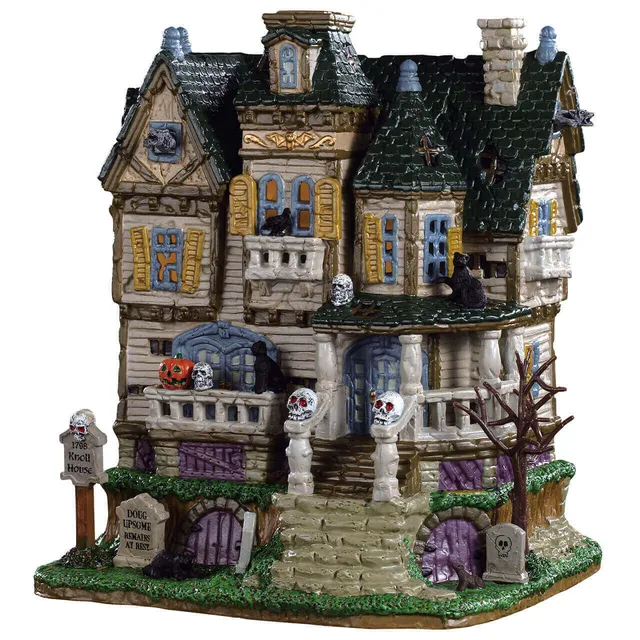 lemax-the-haunted-knoll-maison-hant-e-miniature-spooky-town image 1