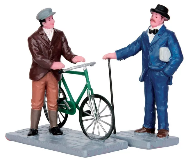 lemax-what-s-new-set-of-2-figurines-miniatures-de-collection image 1