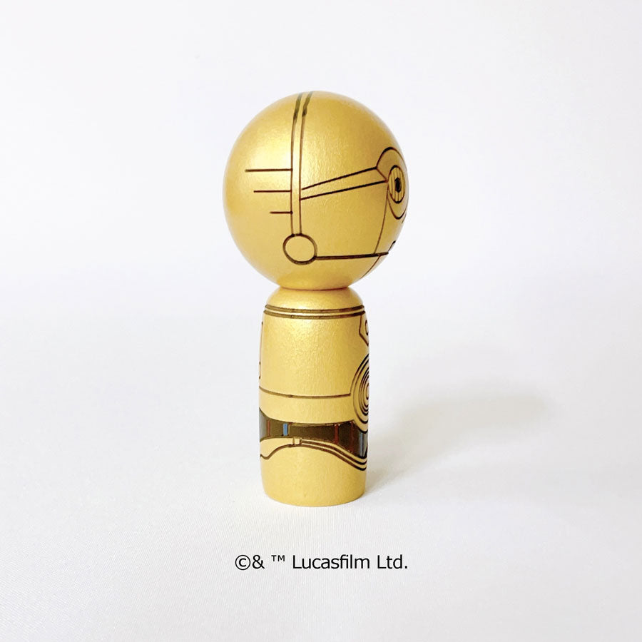 usaburo-kokeshi-star-wars-c-3po-poup-e-kokeshi-artisanale image 4